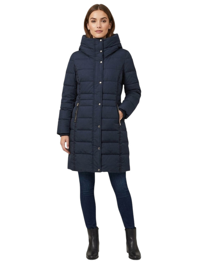 Image for Women's Plain Long Jacket,Black