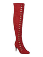 Image for Women's Textured Wide Calf Trill Boots,Red