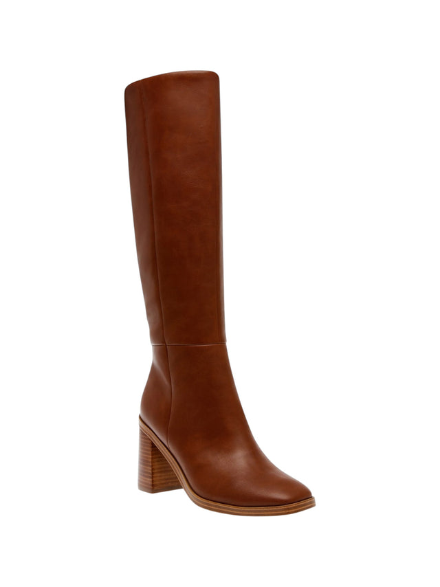Image for Women's Plain High Boots,Brown