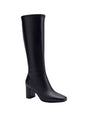 Image for Women's Plain Knee High Boots,Black