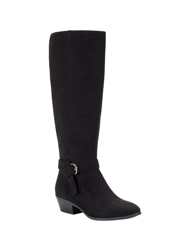 Image for Women's Plain Belt High Boots,Black