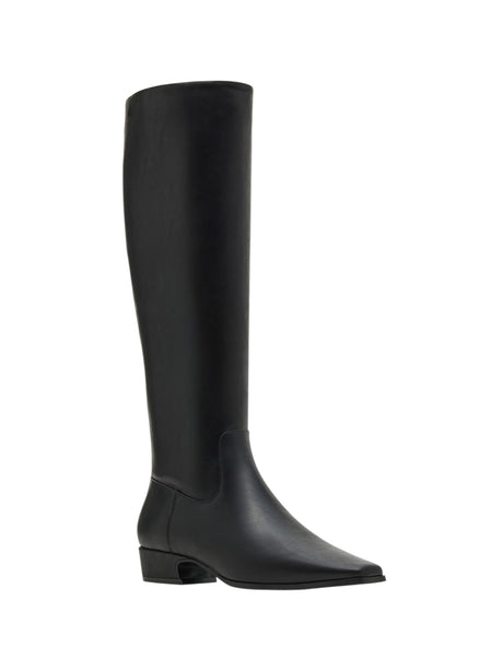 Image for Women's Plain Solid High Boots,Black