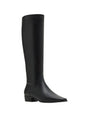 Image for Women's Plain Solid High Boots,Black