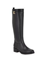 Image for Women's Logo Patched High Boots,Black
