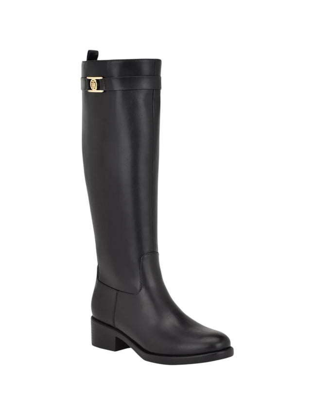 Image for Women's Logo Patched High Boots,Black