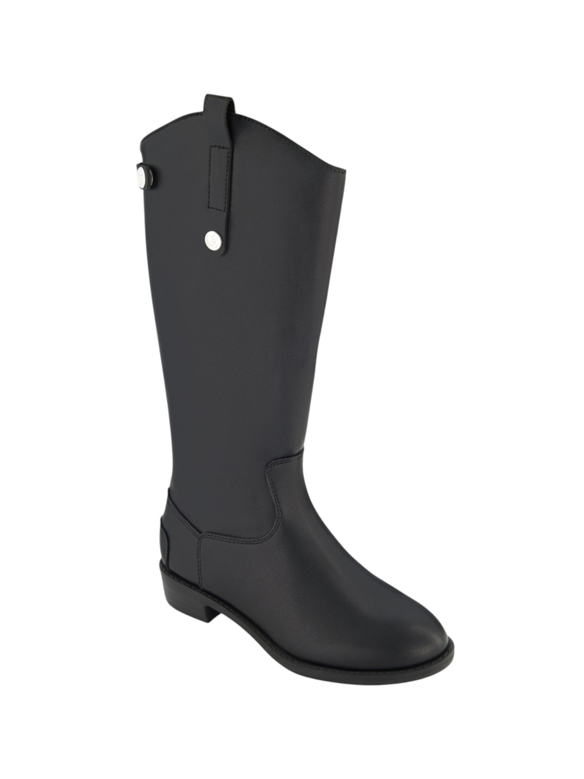 Image for Kids Girl's Plain Leather High Boots,Black