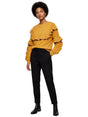 Image for Women's Plain Sweater,Dusty Yellow