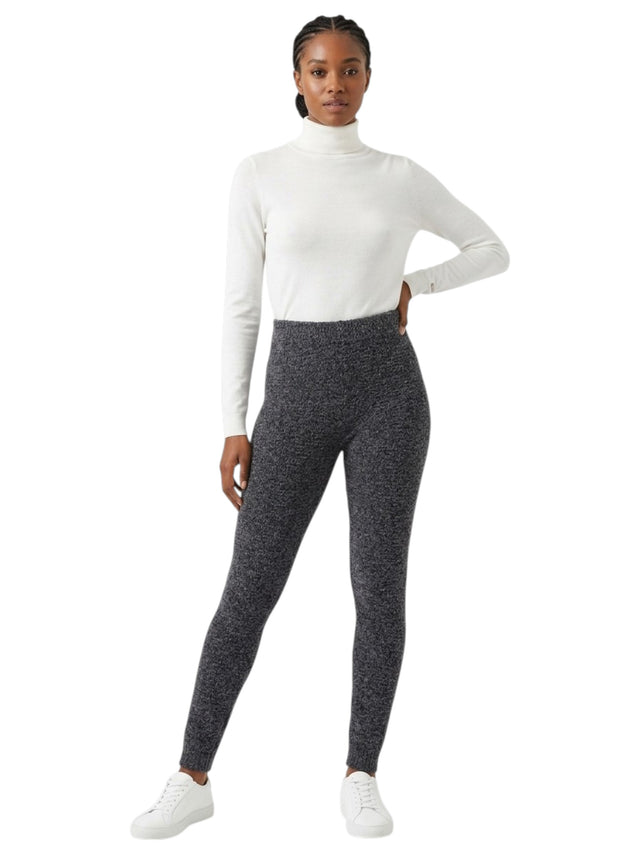 Image for Women's Textured Faux Fur Pants,Grey