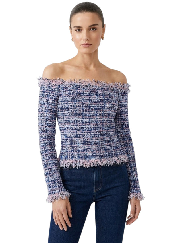 Image for Women's Textured Knitted Top,Multi