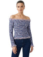 Image for Women's Textured Knitted Top,Multi