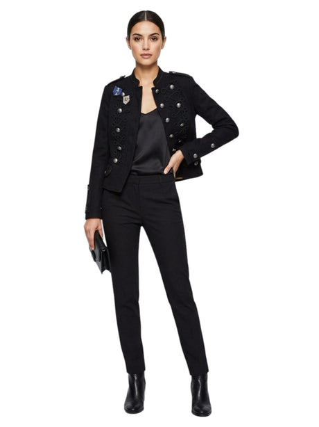 Image for Women's Textured Jackets,Black