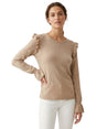 Image for Women's Plain Top,Beige