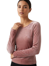 Image for Women's Ribbed Top,Dusty Pink