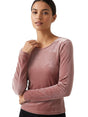 Image for Women's Ribbed Top,Dusty Pink