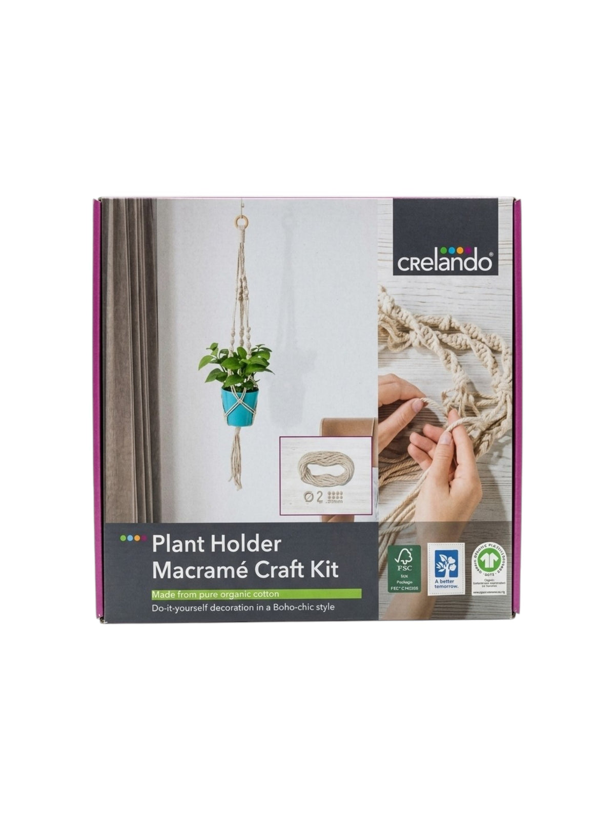 Image for Macrame Plant Holder Craft Kit