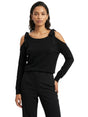 Image for Women's Plain Solid Top,Black