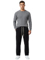 Image for Men's Plain Solid Pant,Black