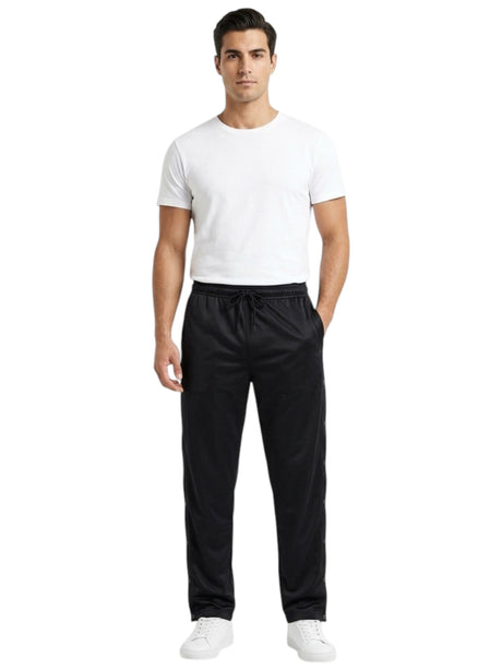 Image for Men's Plain Solid Pant,Black