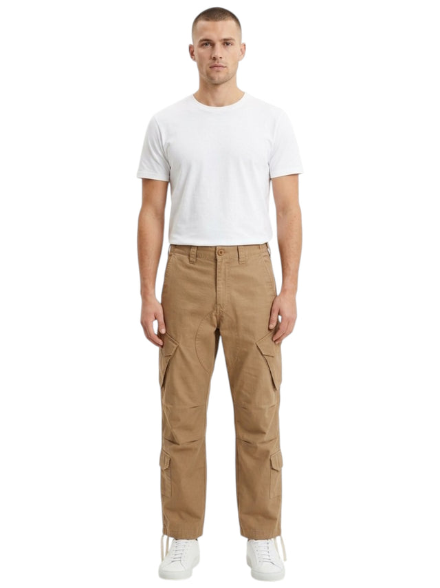 Image for Men's Plain Cargo Pant,Light Brown