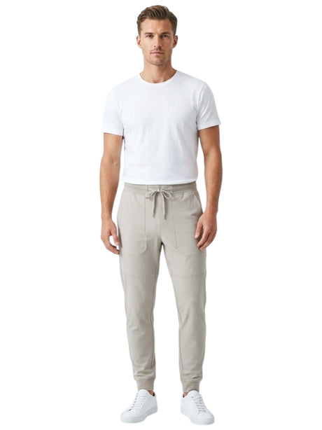 Image for Men's Plain Solid Pant,Dark Beige