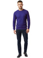 Image for Men's Textured Sweaters,Purple