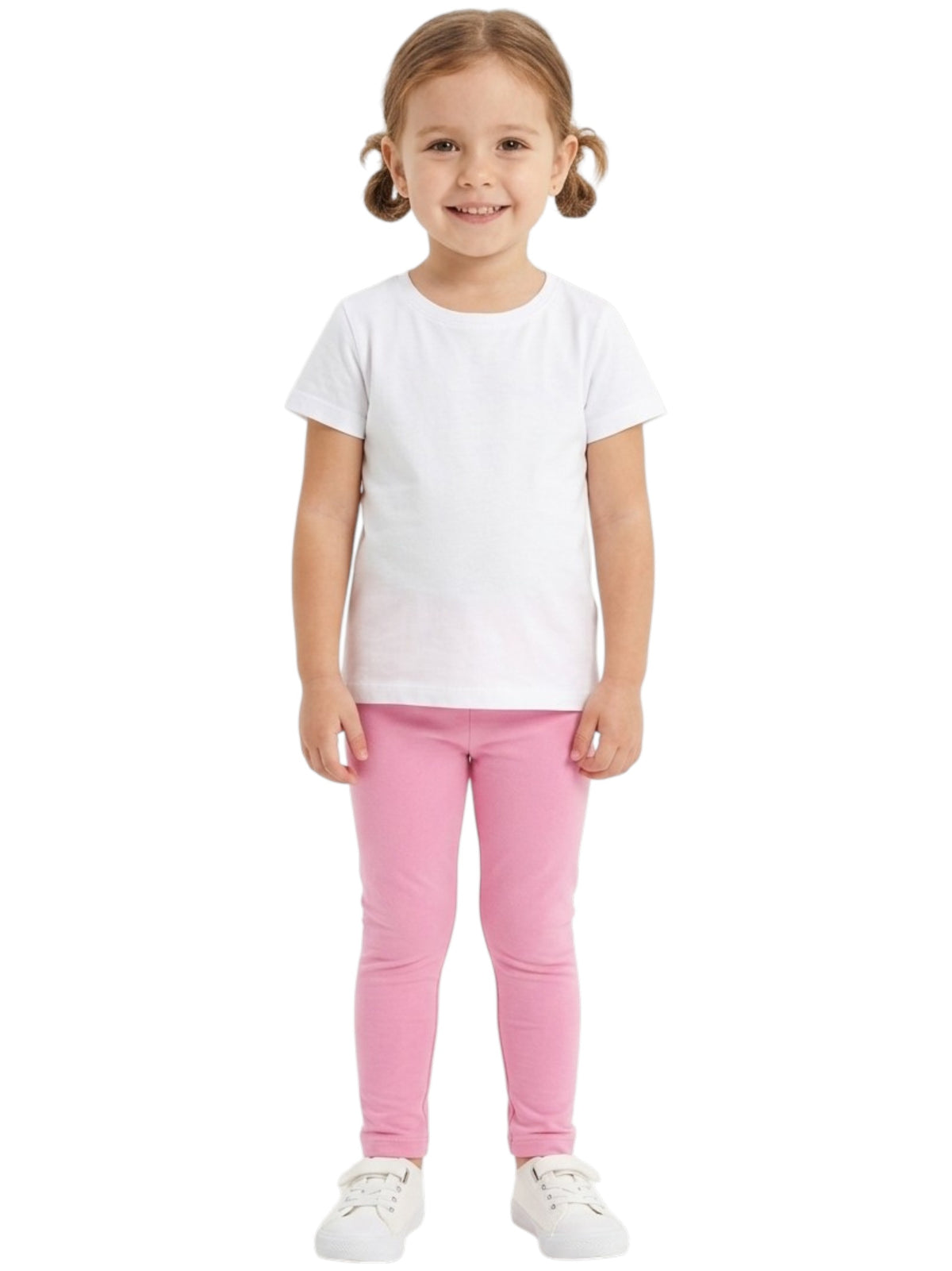 Image for Kids Girl's Plain Solid Pant,Pink