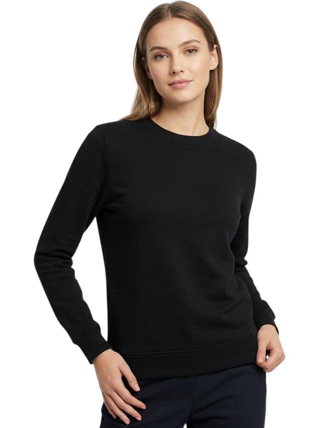 Image for Women's Plain Sweater,Black
