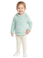 Image for Kids Girl's Plain Faux Fur Hoodies,Light Mint Blue