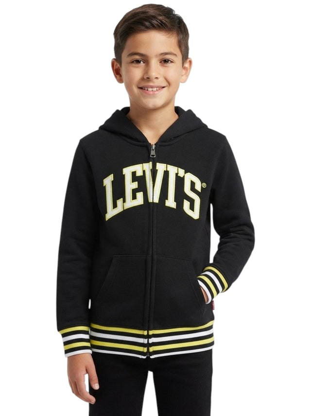 Image for Kids Boy's Brand Logo Printed Hoodies,Black