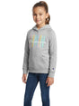 Image for Kids Girl's Brand Logo Printed Hoodies,Grey