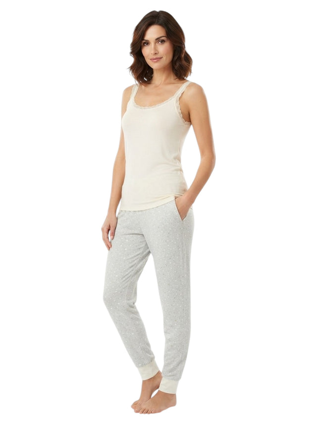 Image for Women's Printed Sleepwear Pant,Light Grey