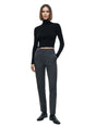 Image for Women's Ribbed Top Open Back,Black