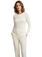 Image for Women's Plain Solid Top,White