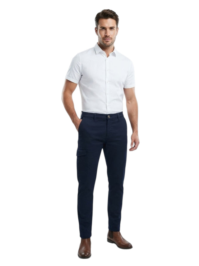 Image for Men's Plain Solid Pant,Navy