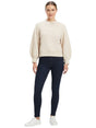 Image for Women's Plain Solid Sweaters,Beige