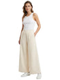 Image for Women's Plain Solid Pant,Beige