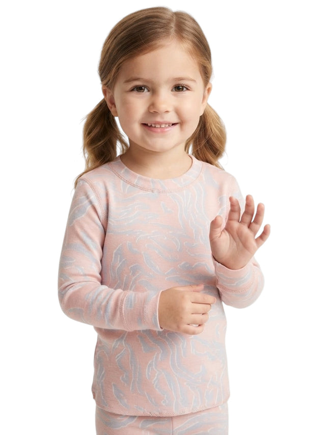 Image for Kids Girl's Printed Sleepwear Top,Pink