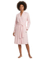 Image for Women's Plain Solid Sleepwear Robe With Belt,Pink