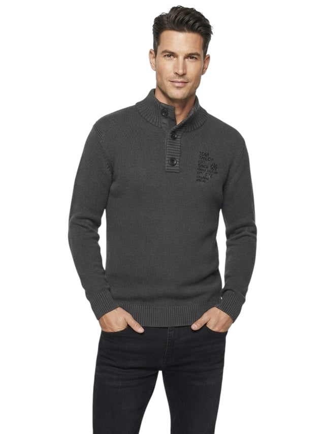 Image for Men's Knitted Sweaters,Dark Grey
