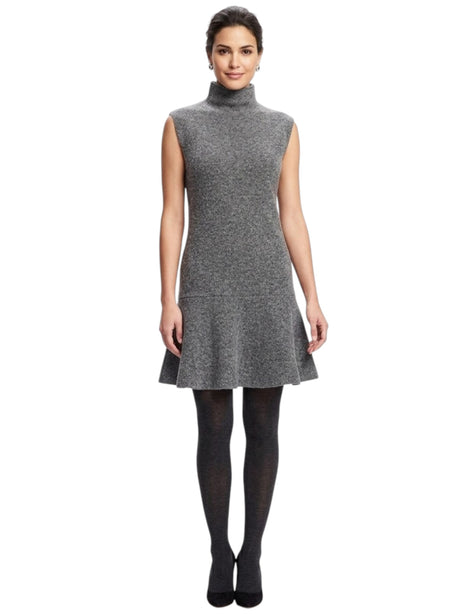 Image for Women's Plain Knitted Dress,Grey