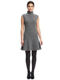 Image for Women's Plain Knitted Dress,Grey