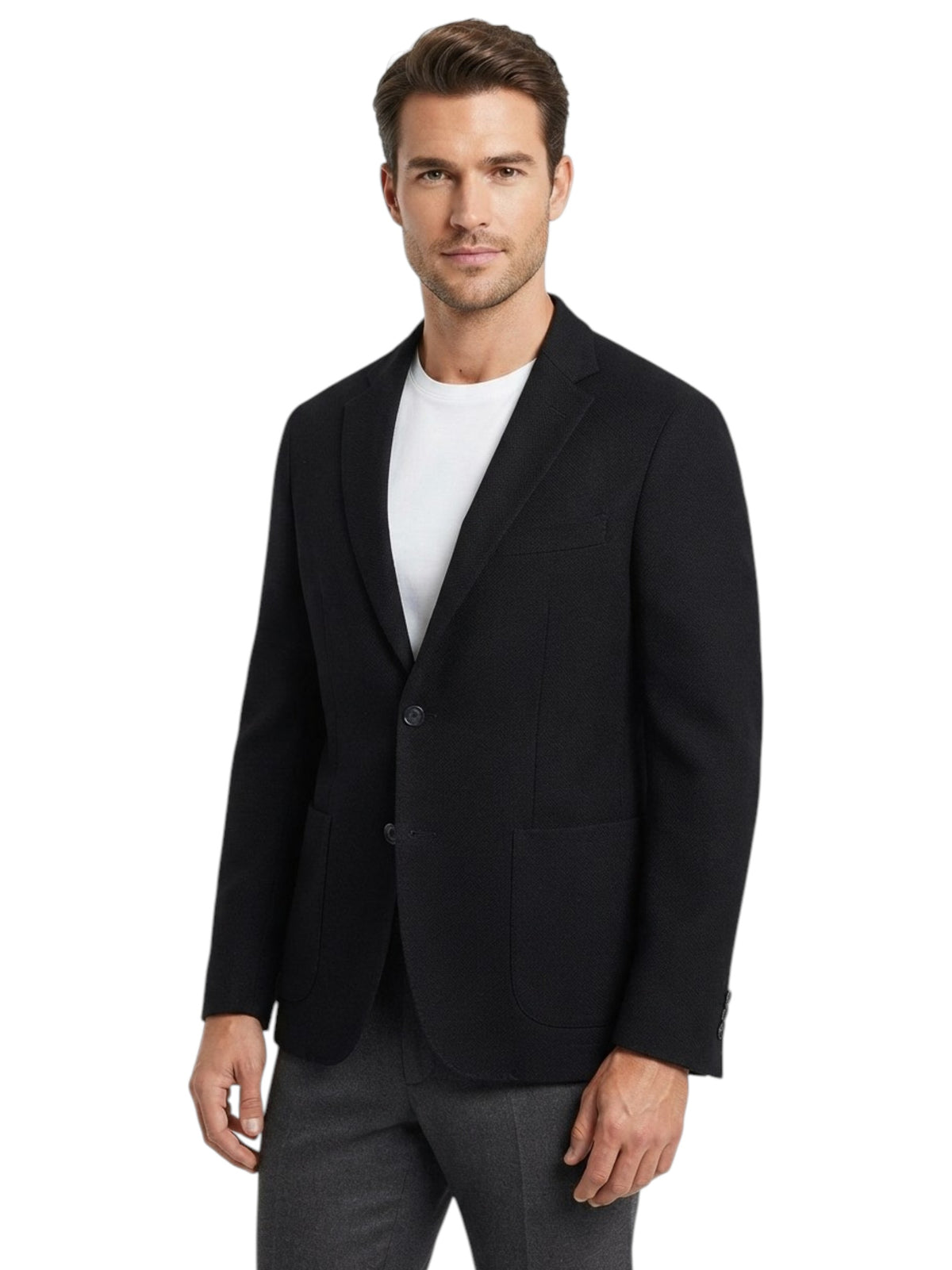 Image for Men's Plain Blazer,Black