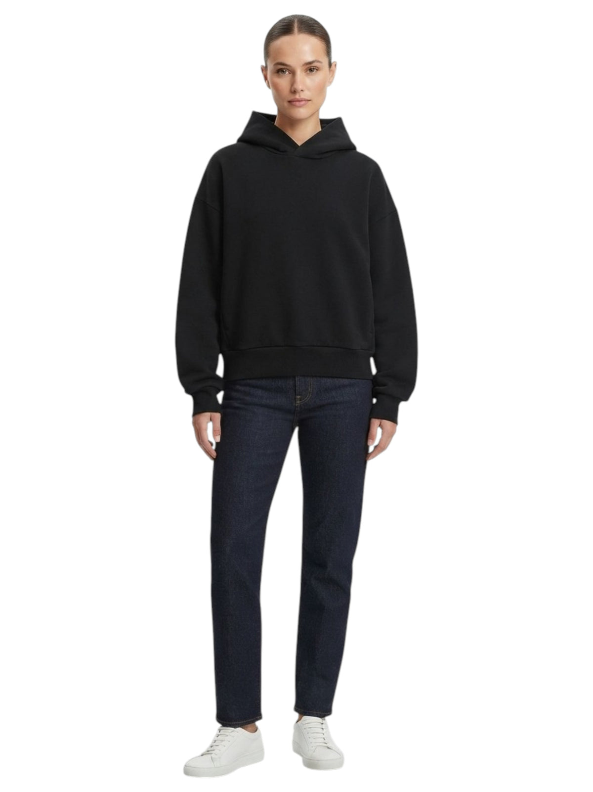 Image for Women's Plain Hoodie,Black