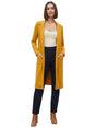 Image for Women's Textured Cardigan,Mustard Yellow