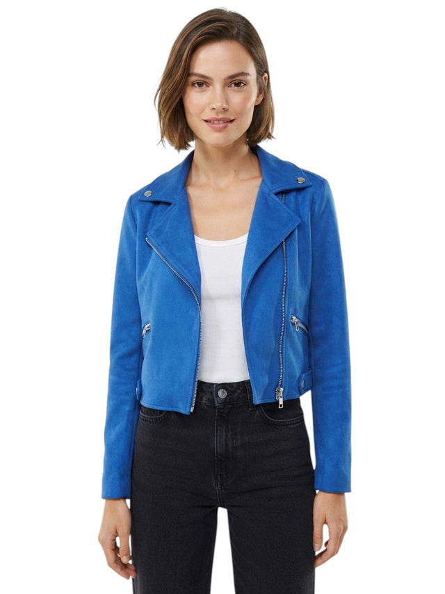 Image for Women's Plain Solid Jacket,Navy Blue