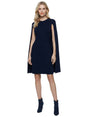 Image for Women's Plain Solid Dress,Navy