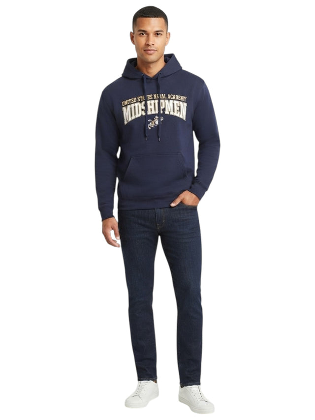Image for Men's Printed Hoodie,Navy