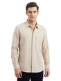 Image for Men's Plain Dress Shirt,Beige