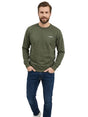 Image for Men's Plain Sweater,Olive