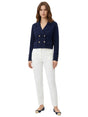 Image for Women's Plain Knitted Top,Navy